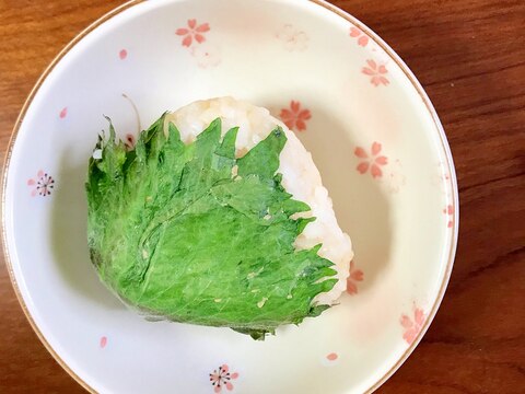 大葉の醤油焼きおにぎり